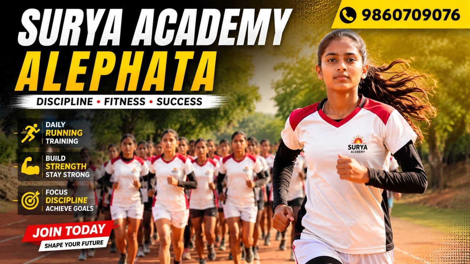 Girls' Running Training